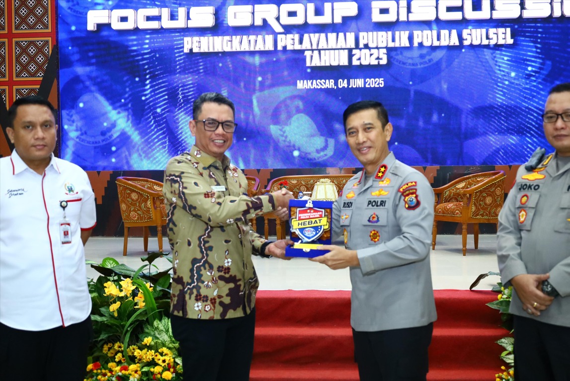 Rorena Polda Sulsel Selenggarakan Focus Group Discussion Bertema "Peningkatan Pelayanan Publik Polda Sulsel Tahun 2025