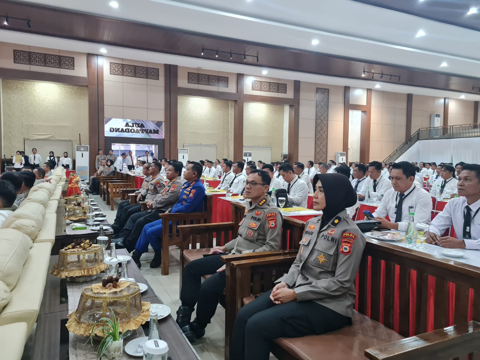 Kasubbagrenmin Rorena Polda Sulsel mewakili Karorena pada Kegiatan Rakernis Fungsi Intelkam Polri T.A 2025